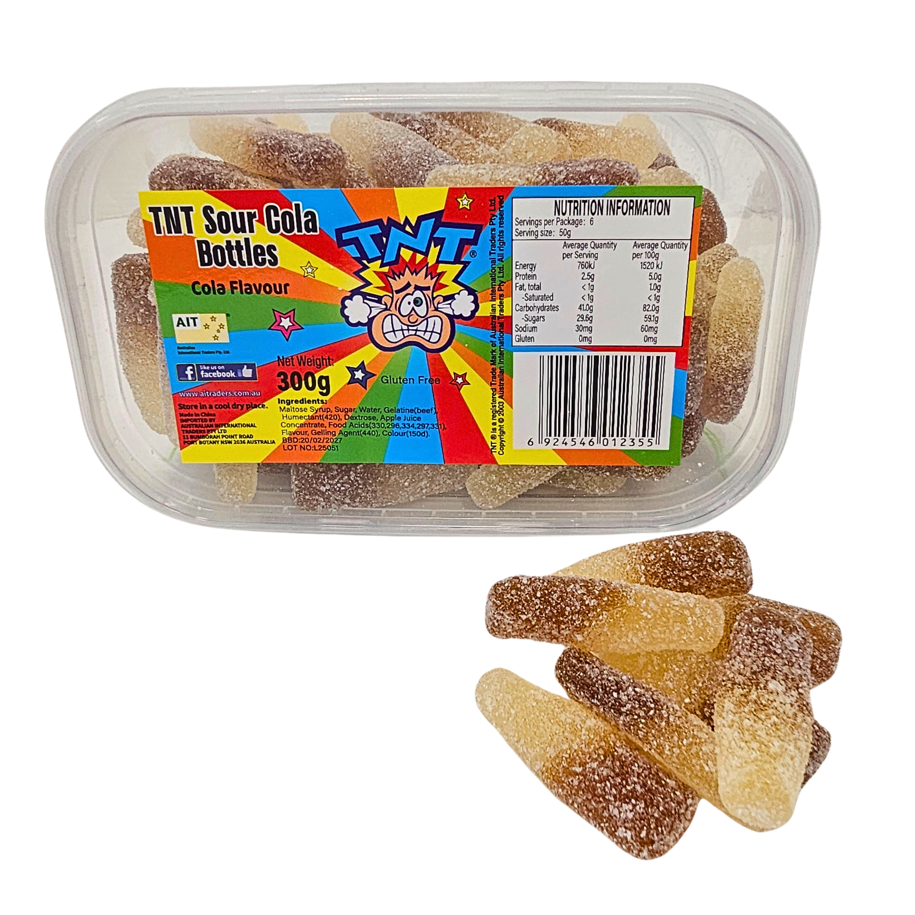 TS309 TNT Sour Cola 300g UNIT